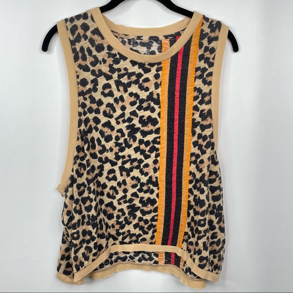 Free People Movement Love Tank Leopard Combo Large - Picture 3 of 15